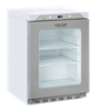 Хладилен шкаф, среднотемпературен с 1 стъклена врата, бял, 200 л