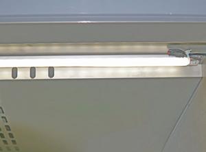 Среднотемпературна хладилна маса с 4 стъклени врати, без агрегат, GN 1/1 съвместима