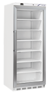 Нискотемпературен хладилен шкаф, пластифициран, GN 2/1, клас C, 600 л