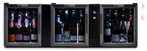 PODBAR+ tri за охлаждане и съхранение на тихи и пенливи вина в отворени бутилки