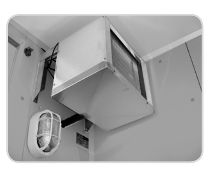 Хладилна стая нискотемпературна с обем 9,47 куб.м + агрегат и рафтове