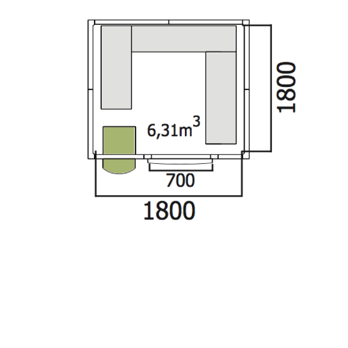 Хладилна стая нискотемпературна с обем 6,31 куб.м + агрегат - kuhnensko.com Хладилна стая нискотемпературна с обем 6,31 куб.м + агрегат