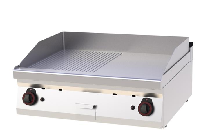 Газови скари тип 1/2 гладка-1/2 оребрена, две зони на управление, с или без основа - kuhnensko.com Газови скари тип 1/2 гладка-1/2 оребрена, две зони на управление, с или без основа