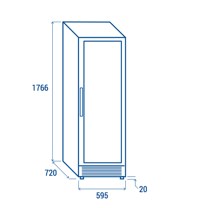 Хладилна витрина за вино, 469 л, двутемпературна, черна, клас G - kuhnensko.com Хладилна витрина за вино, 469 л, двутемпературна, черна, клас G