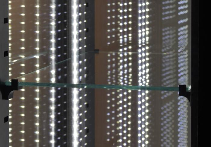 Хладилна витрина, вентилирана с 2 врати, 970 л, черна, клас C - kuhnensko.com Хладилна витрина, вентилирана с 2 врати, 970 л, черна, клас C