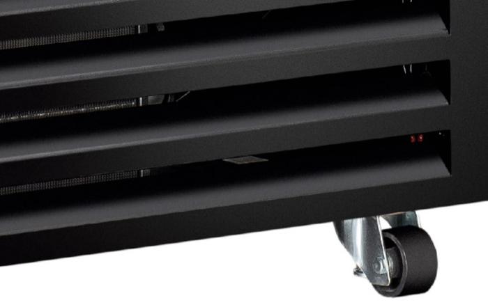 Хладилна витрина, вентилирана с 2 врати, 970 л, черна, клас C - kuhnensko.com Хладилна витрина, вентилирана с 2 врати, 970 л, черна, клас C