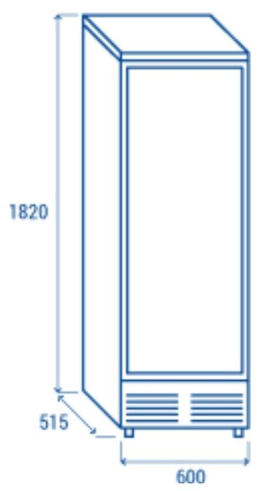 Хладилна витрина за вино, 293 л, еднотемпературна, черна, клас E - kuhnensko.com Хладилна витрина за вино, 293 л, еднотемпературна, черна, клас E