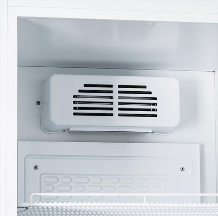 Хладилна витрина за напитки, 441 л, клас E, бяла - kuhnensko.com Хладилна витрина за напитки, 441 л, клас E, бяла