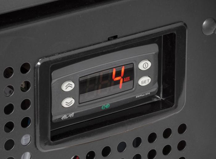 Хладилна витрина за напитки, 441 л, клас E, черна - kuhnensko.com Хладилна витрина за напитки, 441 л, клас E, черна