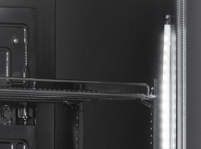 Хладилна витрина за напитки, 441 л, клас E, черна - kuhnensko.com Хладилна витрина за напитки, 441 л, клас E, черна