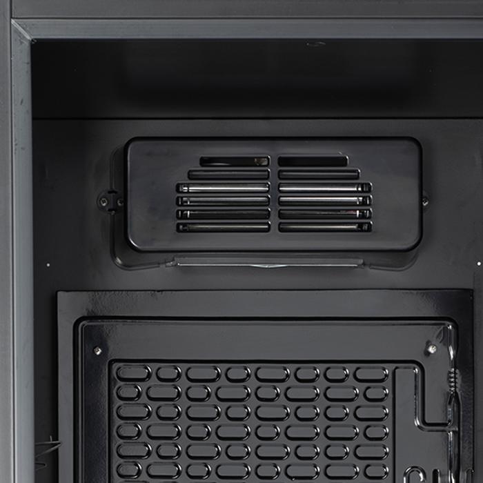 Хладилна витрина за напитки, 441 л, клас E, черна - kuhnensko.com Хладилна витрина за напитки, 441 л, клас E, черна