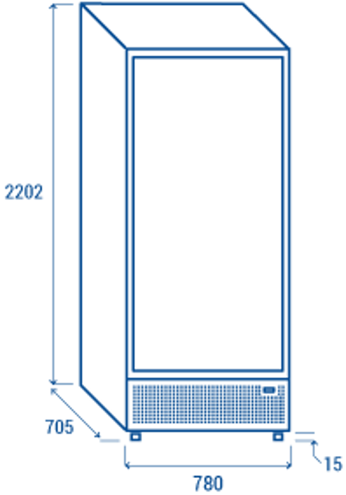 Хладилна витрина за напитки, 735 л, клас F, бяла - kuhnensko.com Хладилна витрина за напитки, 735 л, клас F, бяла