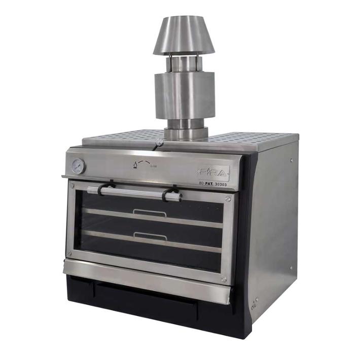 Фурна-барбекю на дървени въглища PIRA-80 LUX, настолна - kuhnensko.com Фурна-барбекю на дървени въглища PIRA-80 LUX, настолна