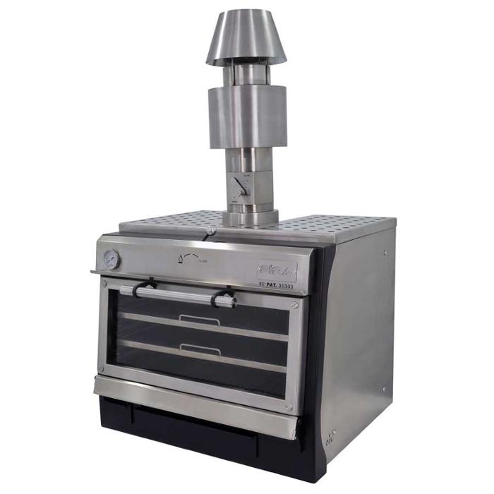 Фурна-барбекю на дървени въглища PIRA-80 LUX, настолна - kuhnensko.com Фурна-барбекю на дървени въглища PIRA-80 LUX, настолна