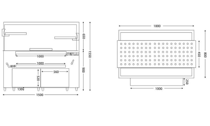 Грил на дървени въглища PIRA BBQ COMBI LUX 150, свободно стоящ - kuhnensko.com Грил на дървени въглища PIRA BBQ COMBI LUX 150, свободно стоящ