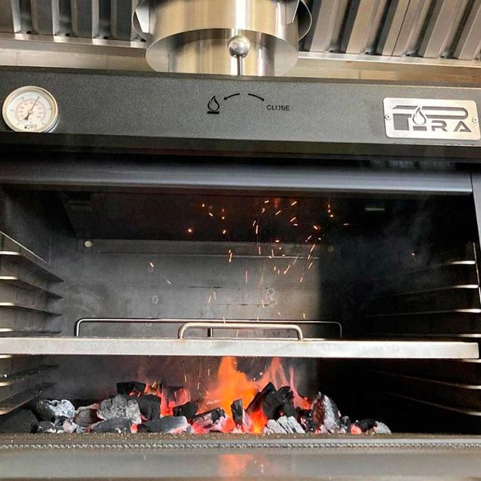 Фурна-барбекю на дървени въглища PIRA-80 LUX SD, настолна - kuhnensko.com Фурна-барбекю на дървени въглища PIRA-80 LUX SD, настолна