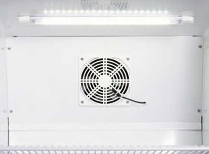 Хладилен шкаф, нискотемпературен за чаши с 1 стъклена врата, бял, 141 л - kuhnensko.com Хладилен шкаф, нискотемпературен за чаши с 1 стъклена врата, бял, 141 л