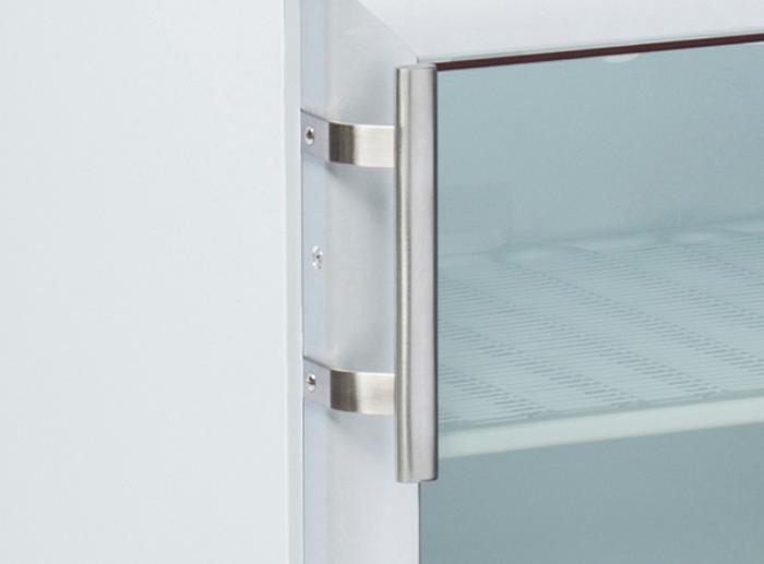 Хладилен шкаф, нискотемпературен за чаши с 1 стъклена врата, бял, 141 л - kuhnensko.com Хладилен шкаф, нискотемпературен за чаши с 1 стъклена врата, бял, 141 л