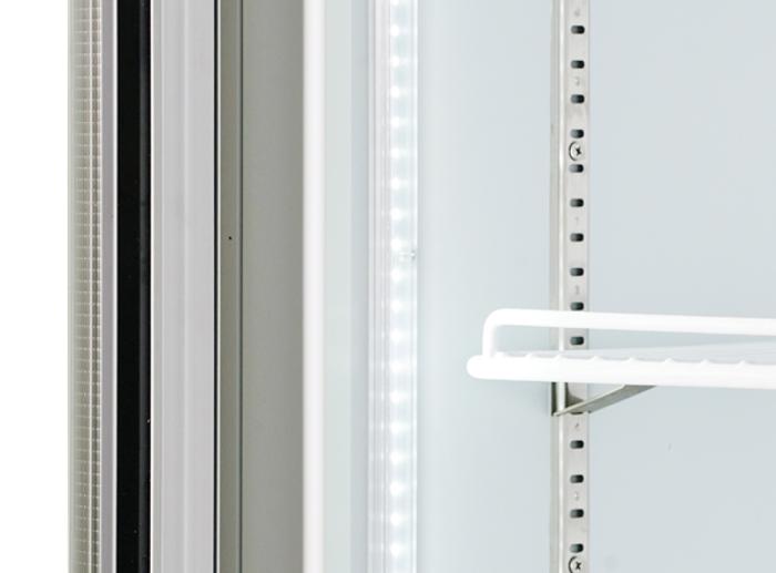 Хладилна витрина за напитки с 4 отваряеми стъклени врати, 2248 л, бяла, клас C - kuhnensko.com Хладилна витрина за напитки с 4 отваряеми стъклени врати, 2248 л, бяла, клас C