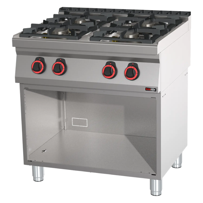 Газов котлон с 4 месингови горелки и пилотен пламък, 27 kW, върху основа - kuhnensko.com Газов котлон с 4 месингови горелки и пилотен пламък, 27 kW, върху основа