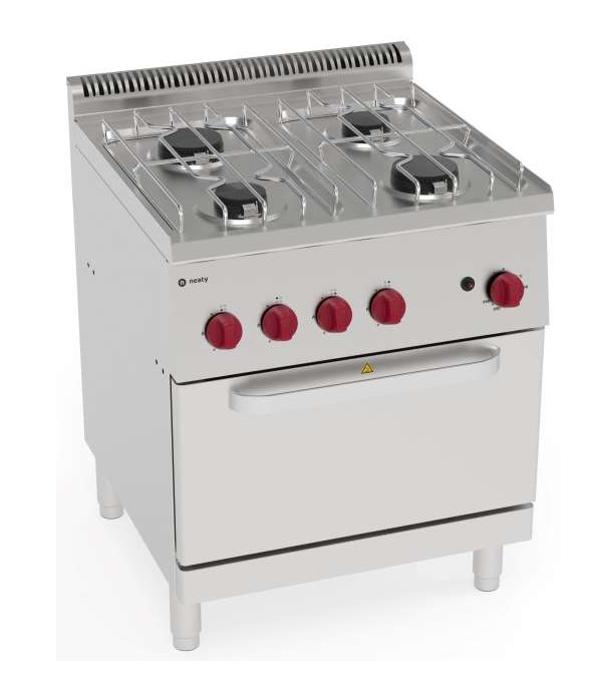 Печка с газова фурна GN 2/1 7 kW и 4 горелки 2 х 6 kW и 2 х 3,5 kW - kuhnensko.com Печка с газова фурна GN 2/1 7 kW и 4 горелки 2 х 6 kW и 2 х 3,5 kW